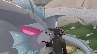 Pequeño dragón se come chilled through herramienta de su become friendly